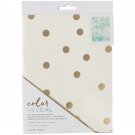 American Crafts  Color Reveal Collection Watercolor Notebook 6 X 8 Dots
