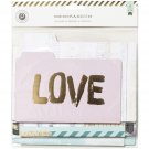 American Crafts Pink Paislee Memorandum Collection File Folders 6 X 4