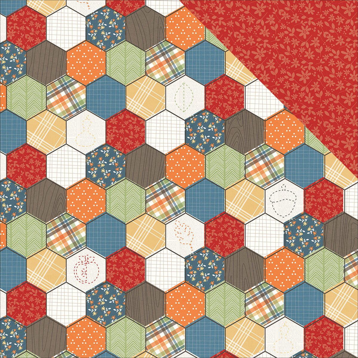 Simple Stories Hello Fall Warm and Cozy Paper