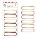 Pink Paislee Yuletide Collection Christmas Foil Stickers Labels