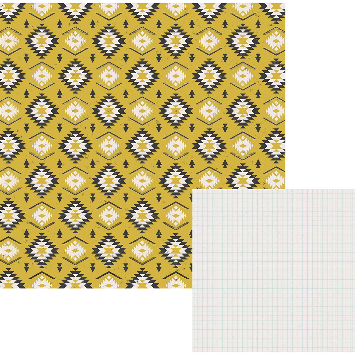 American Crafts  High Five Collection 12X12 Double Sided Paper Brave