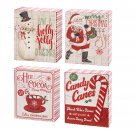 Darice Christmas Decor Vintage Christmas Table Decorations Glitter 4.75 x 5.75in