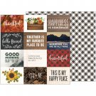 American Craft  Warm And Cozy Collection 12X12 Double Sided Paper Cozy Quotes