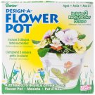 Darice Design A Flower Pot 3.5 Inches White