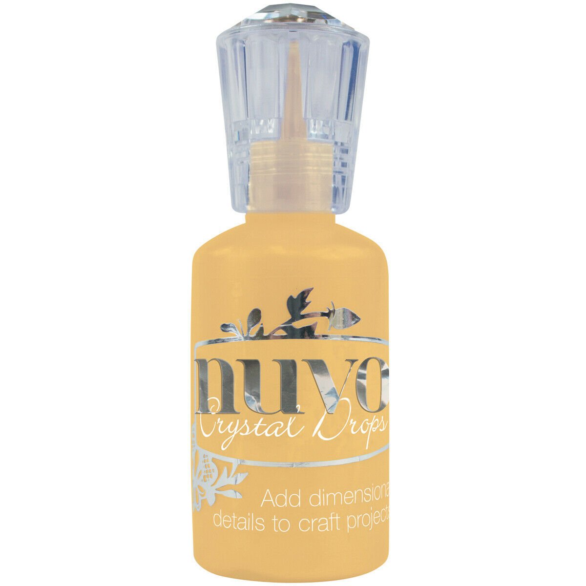 Nuvo Crystal Drops 1.1Oz-Gloss-Dandlion Yellow