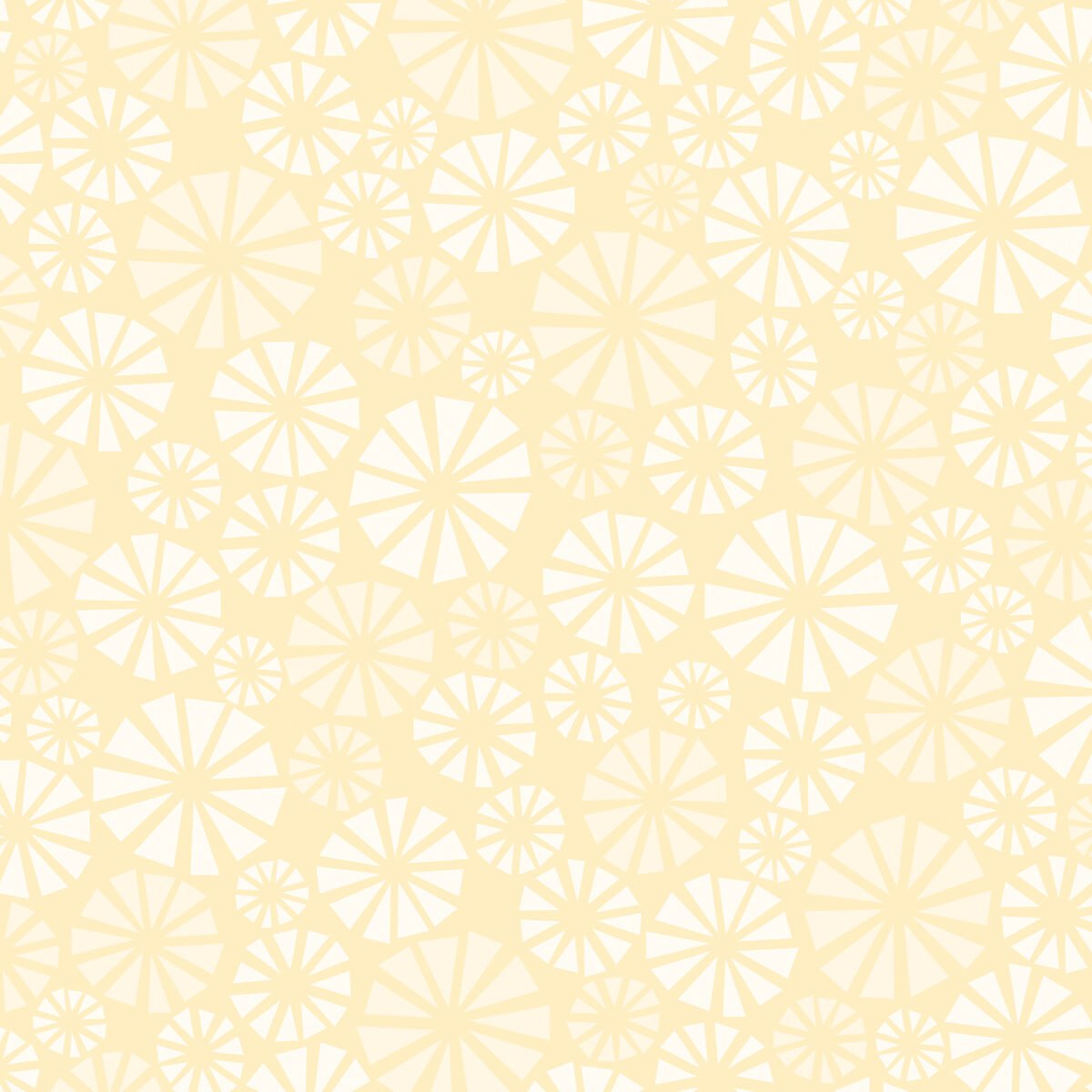 Core'dinations Core Basics Patterned Cream Starburst 12" x 12" 12pc