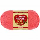 Red Heart Soft Touch Yarn-Coral