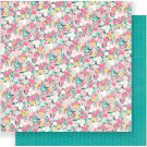 American Craft Crate Paper Cute Girl Collection 12 X 12 Double Sided Paper Fancy