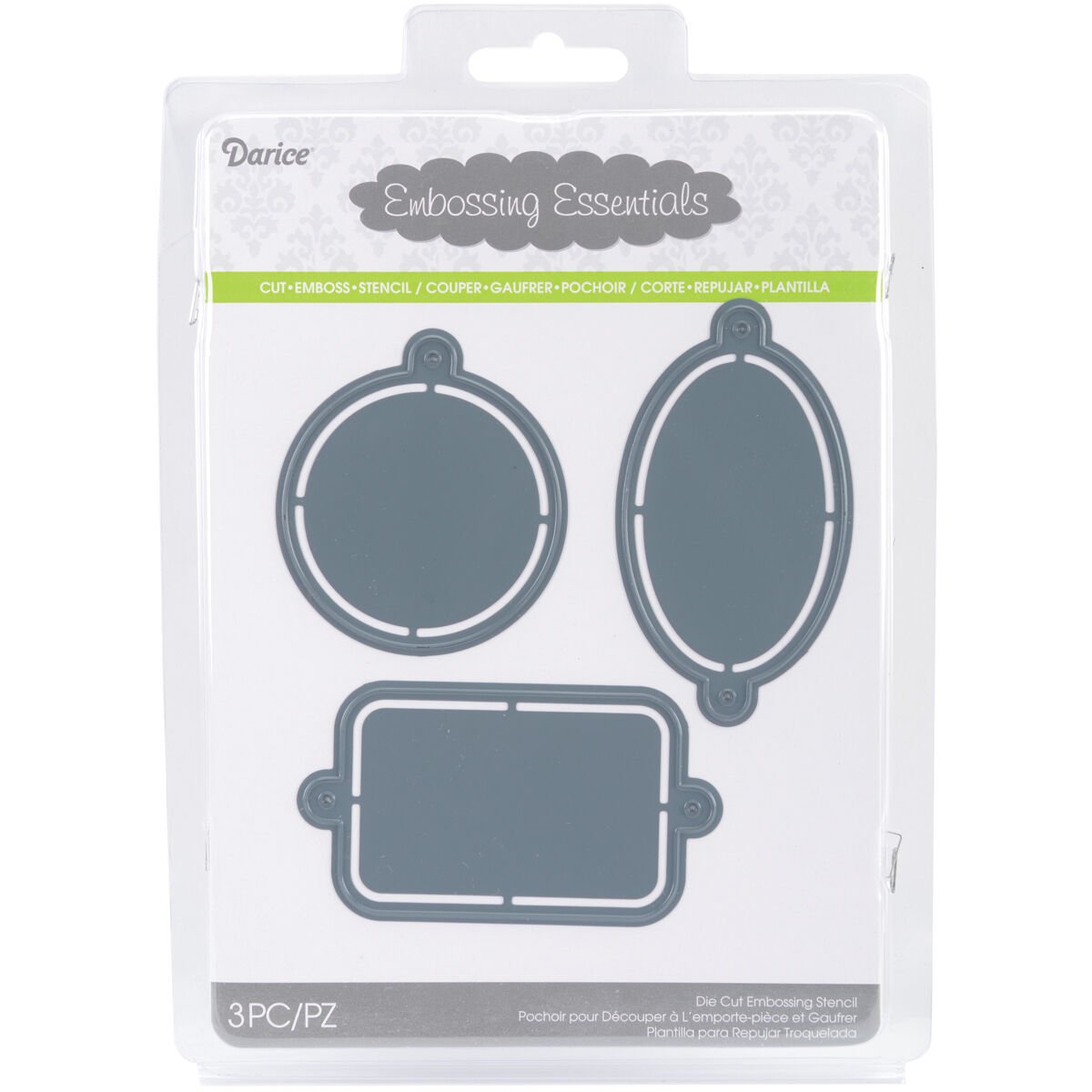 Darice Embossing Essentials Dies Badges