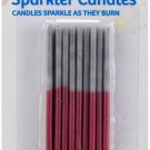 Best Wishes By Cake Mate Birthday Candles 18/Pkg-Red Relight