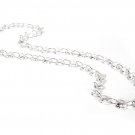 Darice David Tutera Crystal Garland Clear with Silver Rings 36 Inches