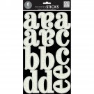 Me and My Big Ideas MAMBI Sticks Large Alphabet Stickers Cadence White Prisma