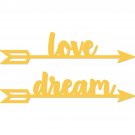 Kaiser Craft Decorative Dies Love Dream Arrows