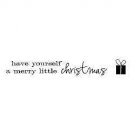 Memory Box Cling Stamp-Merry Little Christmas Combo
