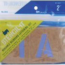 Stencil-It Reusable Lettering Set-2 inches