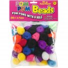 Pepperell Macrame Pom Pom Bead Assortment 1 Inch