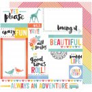 American Craft Oh Happy Life Collection 12 X 12 Double Sided Paper Yes Please