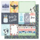 American Crafts 1 Canoe 2 Hazelwood 12X12 Double Sided Paper Hazelwood