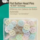 Dritz Flat Button Head Pins 50/Pkg