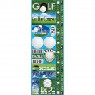 Signature Series Cardstock Combo Sticker 4.25X12 inches Golf