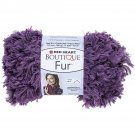 Red Heart Boutique Fur Yarn-Eggplant