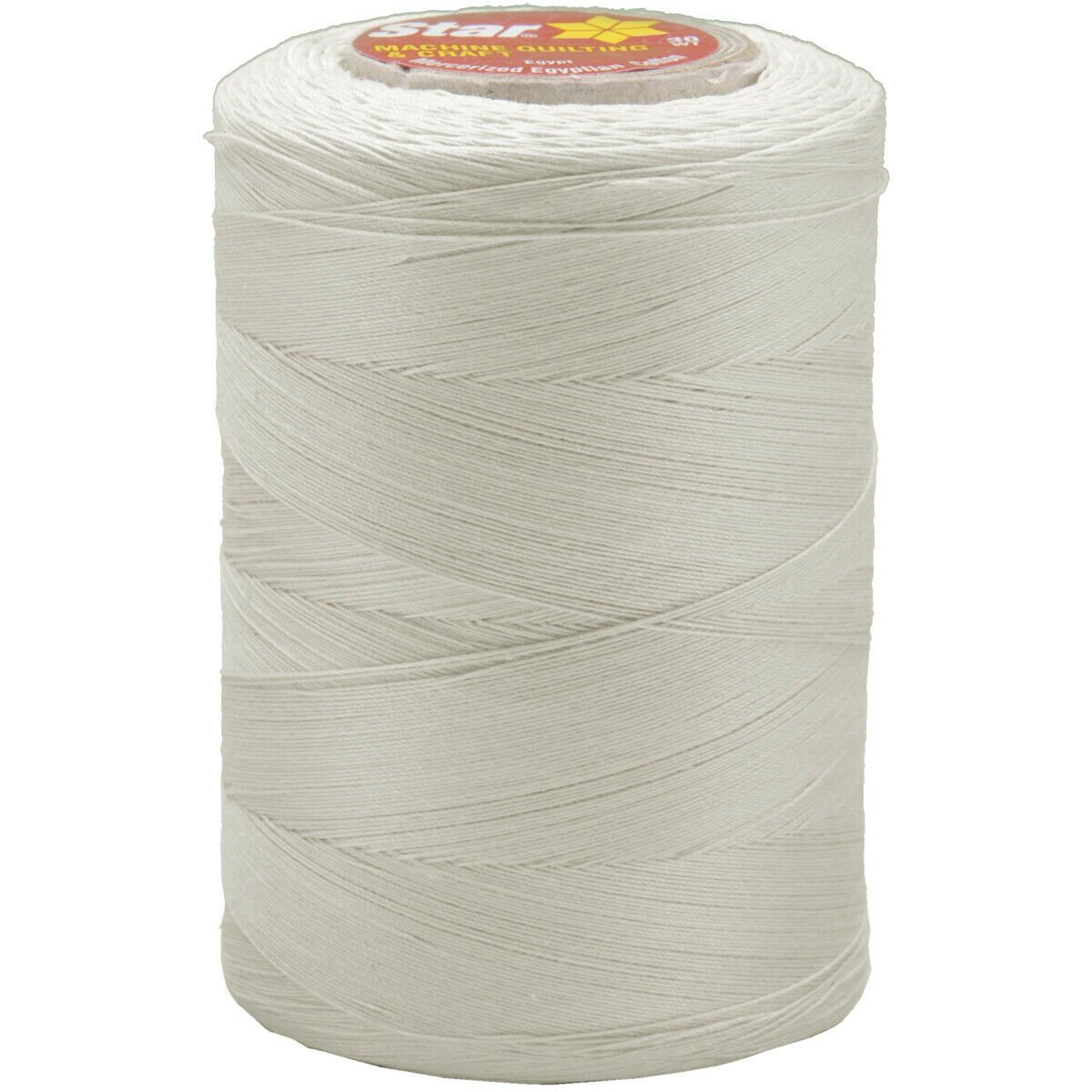 Star Mercerized Cotton Thread Solids 1,200Yd-Natural