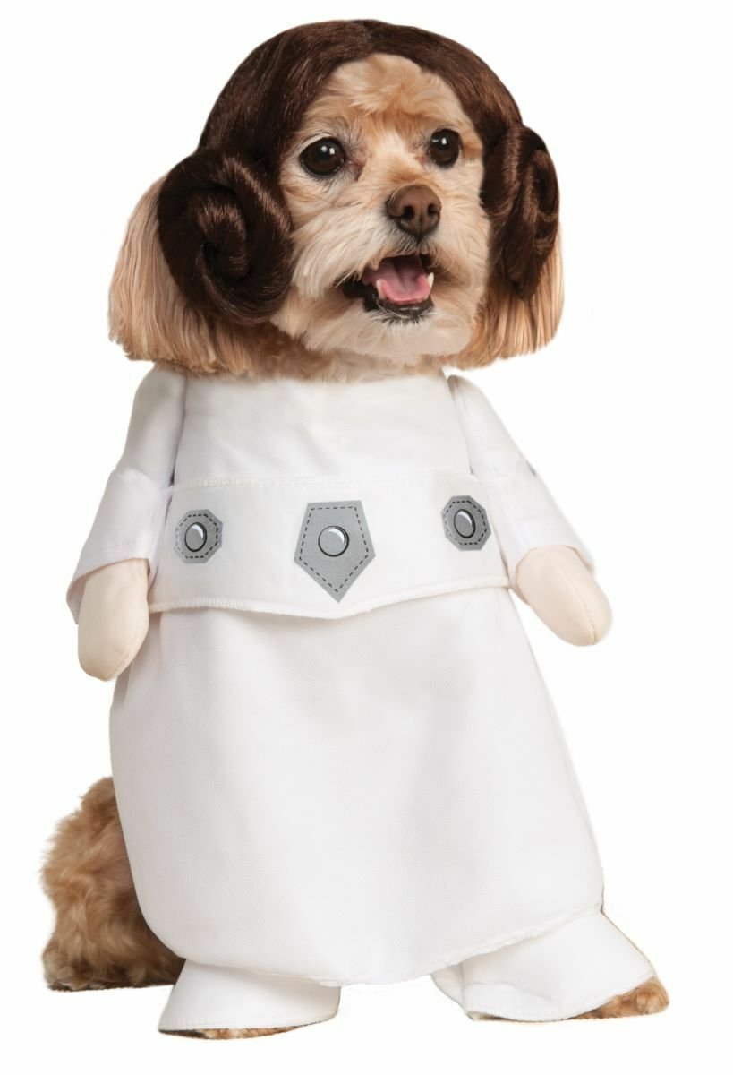 Rubies Star Wars Pet Classic Princess Leia Costume Medium