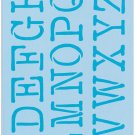 Stencil Magic Decorative Stencils-2" Typewriter Uppercase 8.25"X18"