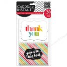 Me And My Big Ideas Cards In An Instant Thank You Bright