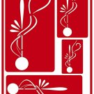 Armour Etch Over N Over Stencil Art Deco