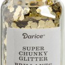 Darice Super Chunky Glitter .95oz-Gold