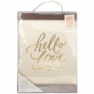 American Crafts  Color Reveal Watercolor Hanging Print 11 x 15 Hello Love