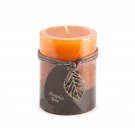 Darice Dynamic Collections Layered Candles Pumpkin Spice 4 Inch Pillar