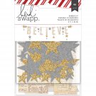 American Crafts Heidi Swapp Oh What Fun Christmas Glitter Banners Believe