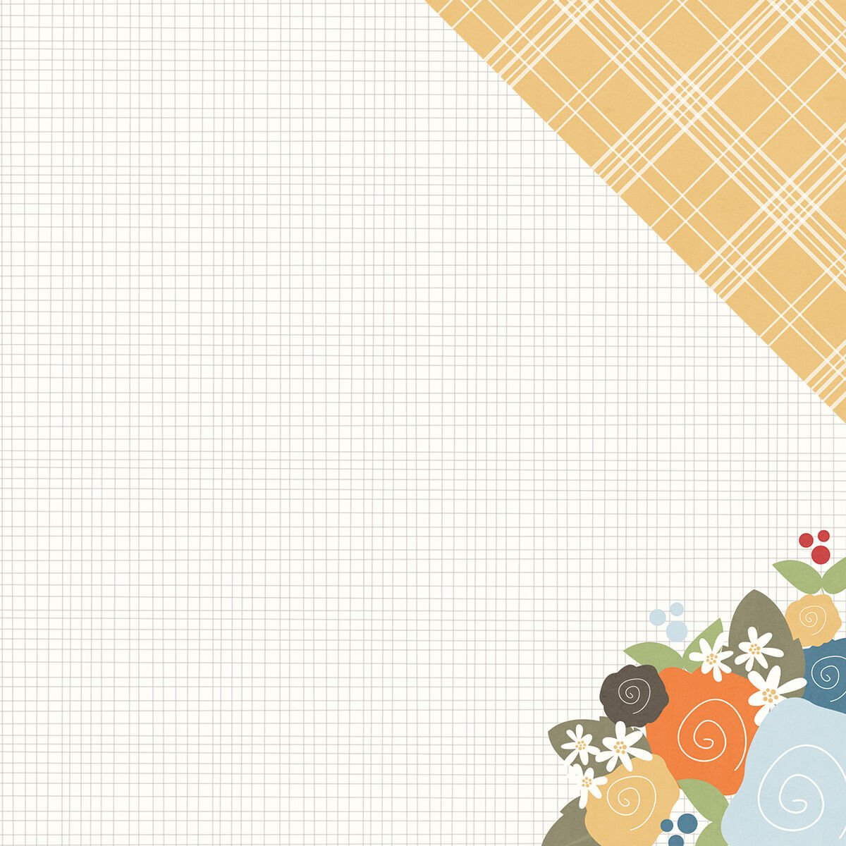 Simple Stories Hello Fall DoubleSided Cardstock 12X12Autumn Delight