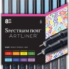 Crafter's Companion Spectrum Noir Artliner Brights Fine Point 8 Pack
