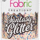 Fabric Creations Fantasy Glitter Fabric Paint 2Oz-Cosmos