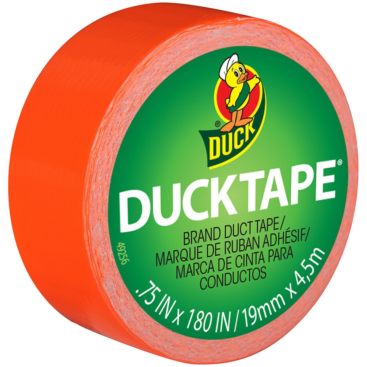 Mini Duck Tape .75"X15'-Orange