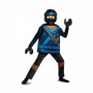 Disguise Jay LEGO Ninjago Movie Deluxe Costume, Blue, Medium (7-8)