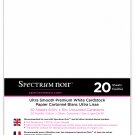 Crafters Companion Ultra Smooth Premium White Cardstock Unscored 8.5 x 11