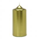 Darice Pillar Candle Mettalic Green 2.8 X 6Inches