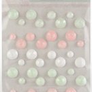 Santa Baby Say It In Crystals Adhesive Embellishments-Assorted Dots 48/Pkg