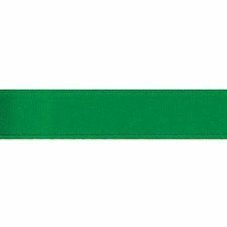 Darice Basic Expressions Ribbon Satin Green 0.375 Inch X 8 Yards