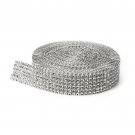 Darice David Tutera Rhinestone Mesh Silver 4mm 10 yards