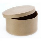 Darice Paper Mache Box Round