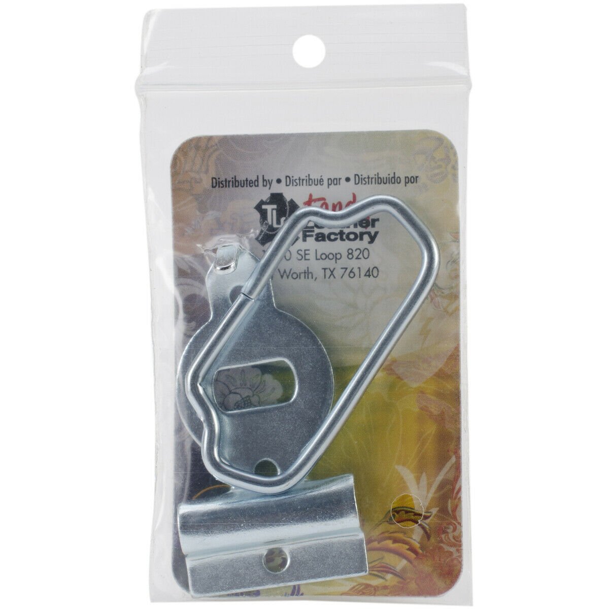 Buckle Back Ring & Hook 1.5"X1.75"-