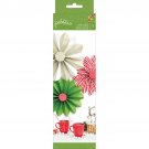 American Crafts Pebbles Holly Jolly Collection Christmas Large Rosettes