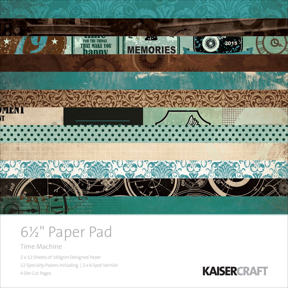 Kaiser Craft Time Machine Collection Paper Pad