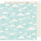 American Craft Go Now Go Collection 12 X 12 Double Sided Paper Fly