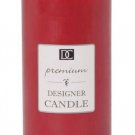 Darice Pillar Candle Red Cinnamon Scented 2.8 X 5.8 inches